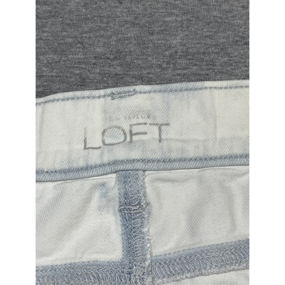 Women's Loft Denim Skirt, Size 10 White - Picture 3 of 7